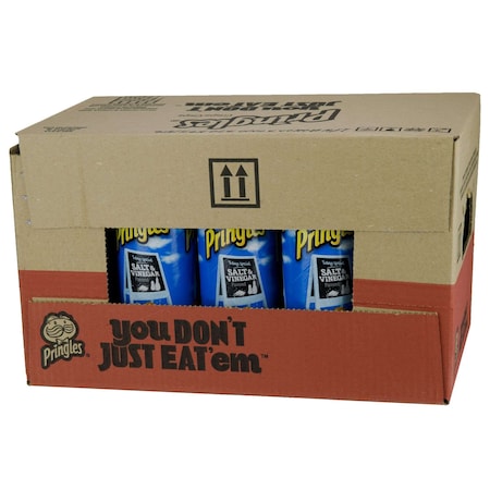 Pringles Pringles Salt & Vinegar Potato Crisp 5.5 oz., PK14 3800013859